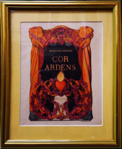 Фронтиспис к сборнику стихов "Cor ardens".