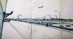 Коллекция leningradart.com,  выставка "Любимый город" Рисунок, акварель.1930-1990 годы.