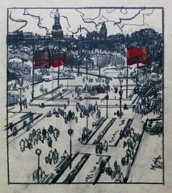Коллекция leningradart.com, выставка "Любимый город" Рисунок, акварель.1930-1990 г.г.