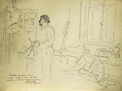 Настоящая работа экспонировались на персональной выставке М.П.  Труфанова в залах Научно-исследовательского музея Академии художеств в Ленинграде  в 1986 году.